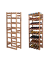 Drewniany regał na wino RW-1 /32 butelki/ Brązowy