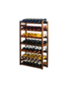Drewniany regał na wino RW-1 /42 butelki/ Brązowy