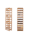 Drewniany regał na wino RW-1 /44 butelki/ Brązowy