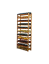 Drewniany regał na wino RW-1 /77 butelek/ Olcha