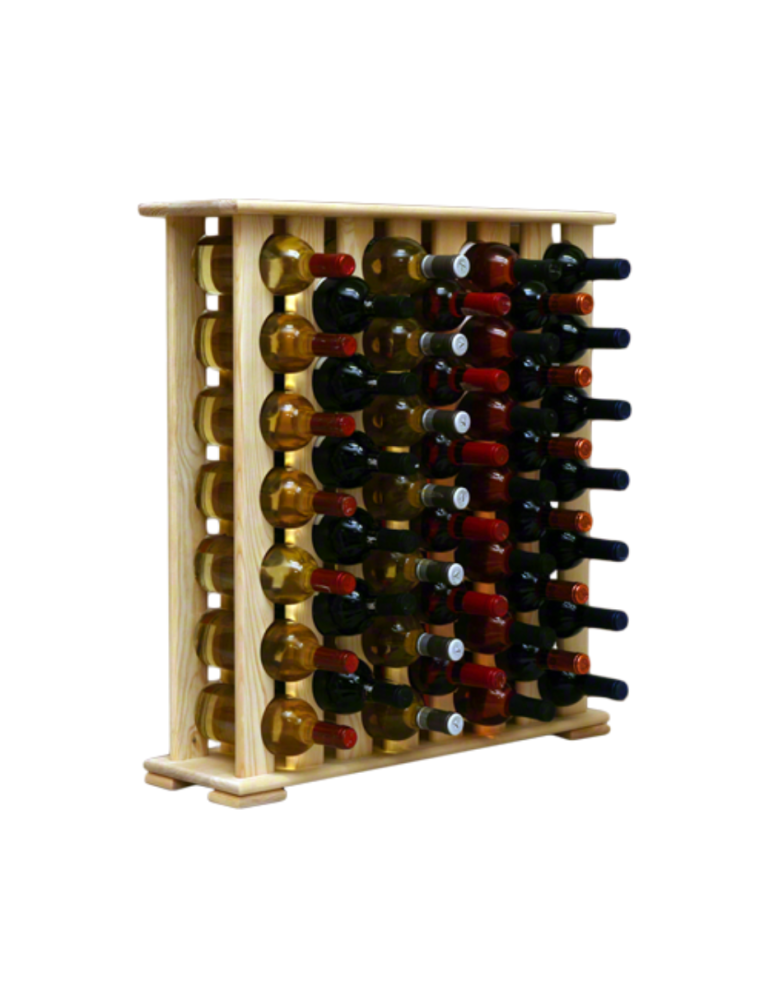 Regały - Regał na Wino RW-12/ 46 Butelek - Naturalne Drewno - product b2b.wamar.biz 1