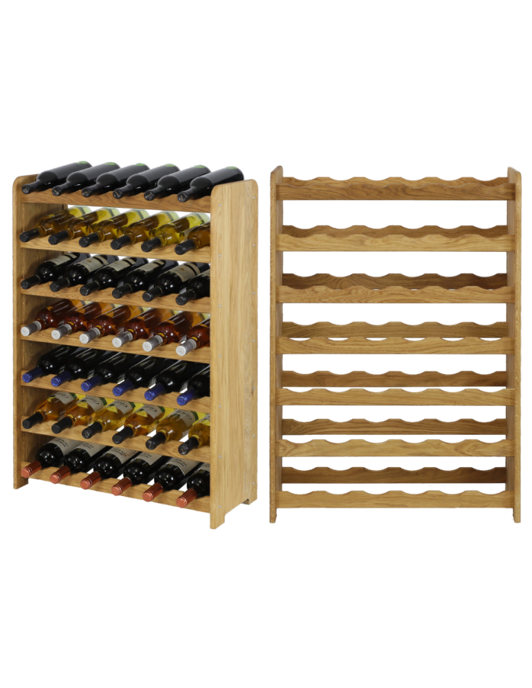 Regały - Dębowy Regał na Wino RW-22/42 butelki/ Olejowany - produkt b2b.wamar.biz 1