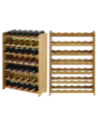 Dębowy Regał na Wino RW-22/42 butelki/ Olejowany