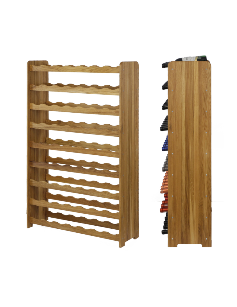 Regały - Dębowy Regał na Wino RW-22/63 butelki/ Olejowany - product b2b.wamar.biz 1