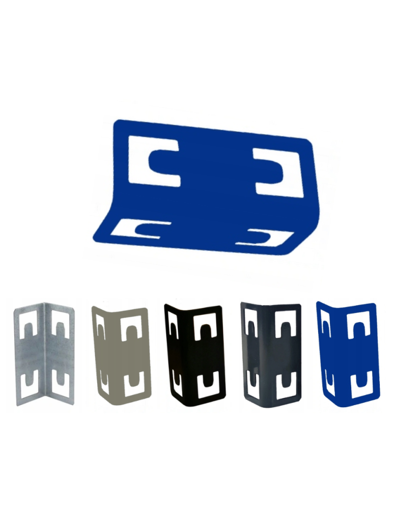 Magazynowe regały metalowe - Łącznik nóg /1 szt/ do regału metalowego - Niebieski - product b2b.wamar.biz 1