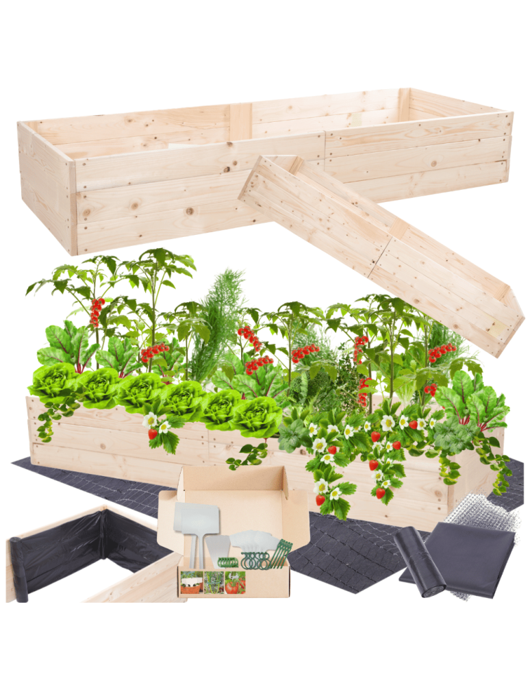 Uprawowe skrzynie ogrodowe- Warzywniaki- skrzynia do uprawy - Skrzynia na warzywa skrzynie na warzywniak inspekt donica grządka 27x203x60 - product b2b.wamar.biz 1