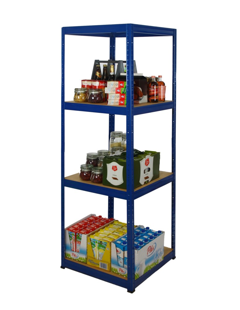 Regały z metalu kolorowe - Regał metalowy HELIOS 180x35x35cm 4Px175kg - product b2b.wamar.biz 2