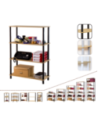 Systemowy Regał Biurowy 108x80x33 cm – DEDAL BLACK-4N_B