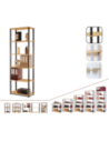 Systemowy Regał Biurowy 175x60x33 cm – DEDAL BLACK-6M_B