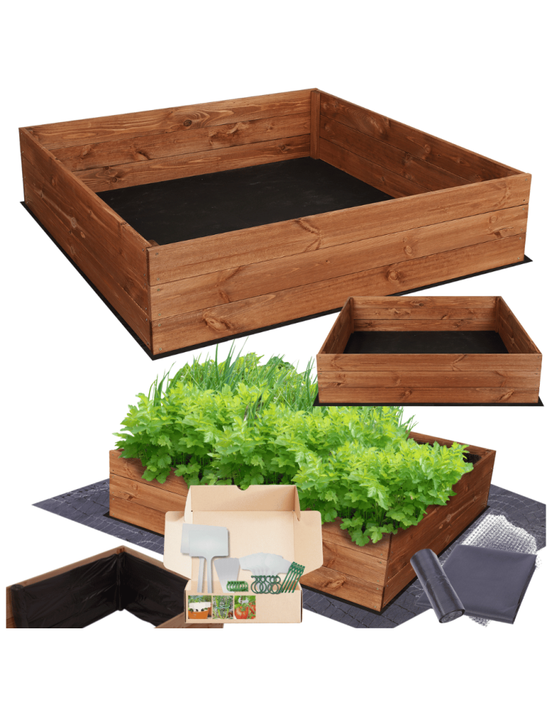 Uprawowe skrzynie ogrodowe- Warzywniaki- skrzynia do uprawy - Skrzynia na warzywa skrzynie na warzywniak inspekt donica grządka 27x90x90 - product b2b.wamar.biz 1