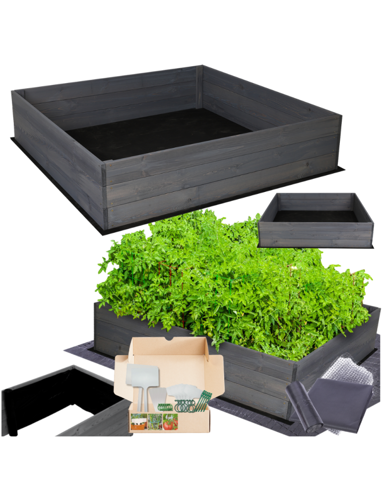 Uprawowe skrzynie ogrodowe- Warzywniaki- skrzynia do uprawy - Skrzynia na warzywa skrzynie na warzywniak inspekt donica grządka 27x90x90 - product b2b.wamar.biz 1
