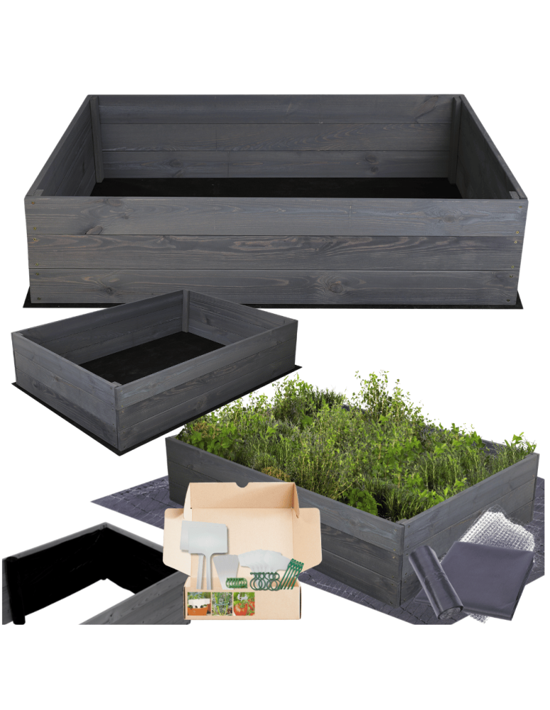 Uprawowe skrzynie ogrodowe- Warzywniaki- skrzynia do uprawy - Skrzynia na warzywa skrzynie na warzywniak inspekt donica grządka 27x100x90 - product b2b.wamar.biz 1