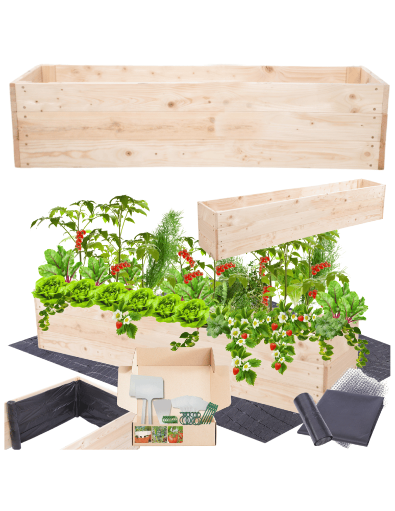 Uprawowe skrzynie ogrodowe- Warzywniaki- skrzynia do uprawy - Skrzynia na warzywa skrzynie na warzywniak inspekt donica grządka 27x120x30 - product b2b.wamar.biz 1