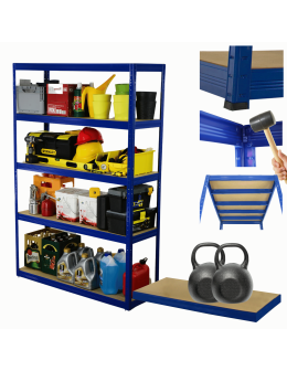 Regał metalowy HELIOS 180x150x30cm 5Px275kg .:.