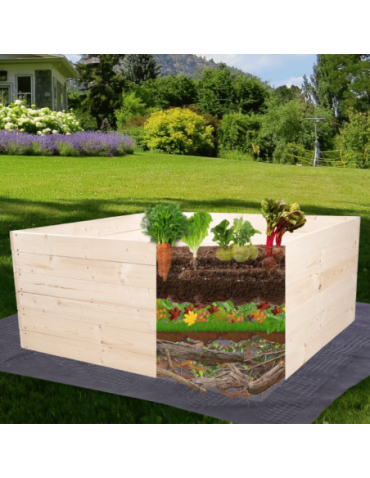 Uprawowe skrzynie ogrodowe- Warzywniaki- skrzynia do uprawy - Skrzynia na warzywa skrzynie na warzywniak inspekt donica grządka 36x120x117 - product 25