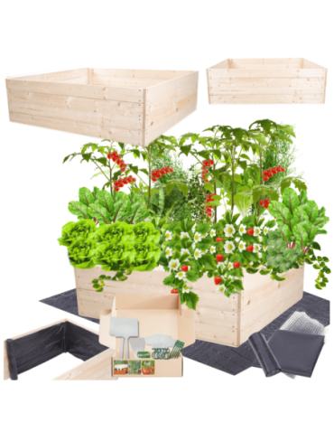 Uprawowe skrzynie ogrodowe- Warzywniaki- skrzynia do uprawy - Skrzynia na warzywa skrzynie na warzywniak inspekt donica grządka 36x120x117 - product 14