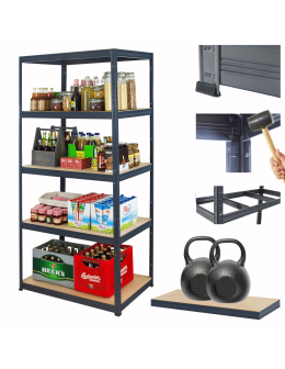 Regał metalowy Premium HELIOS 196x110x50cm 5Px275kg .:.