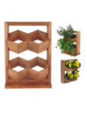 Drewniane kwietniki wertykalne RD-8/2x2 - Olcha