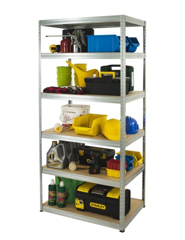 Regał metalowy ocynk HELIOS 196x90x30cm 6Px175kg .:. - product 2