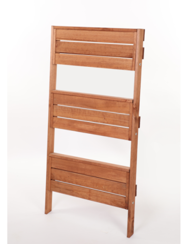 Wielopoziomowe kwietniki - Drewniany kwietnik opierany o ścianę stojak regał na rośliny 115x57cm EKO - product 6