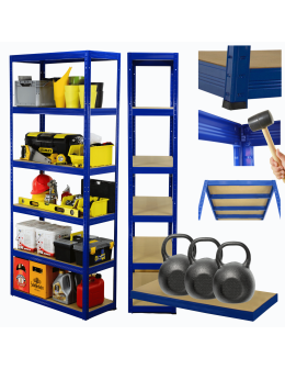 Regał metalowy HELIOS 196x120x35cm 6Px350kg .:.