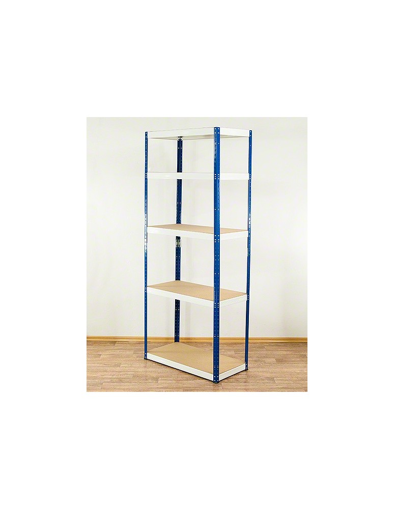 Regały - Regał Helios 196x100x45 cm 5 półek/175kg Niebiesko-Niebieski - product b2b.wamar.biz 5