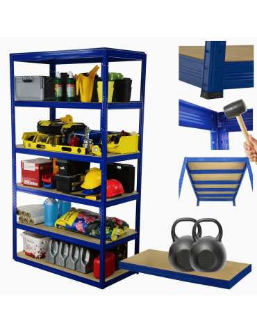 Regał metalowy HELIOS 196x150x35cm 6Px275kg .:.