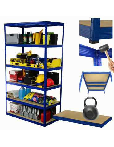 Regał metalowy HELIOS 196x180x40cm 6Px175kg .:.