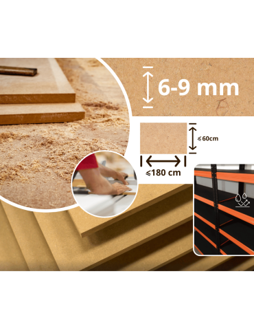 Helios Premium - Regał metalowy Premium HELIOS 213x75x60cm 5Px275kg .:. - product 12