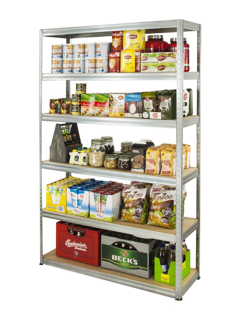 Helios Regały Ocynkowane - Regał metalowy ocynkowany HELIOS 213x150x35cm 6Px175kg .:. - product b2b.wamar.biz 2