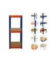 Regał metalowy HELIOS HNO 90x040x40 3 półki
