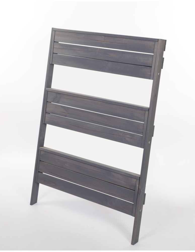 Wielopoziomowe kwietniki - Drewniany kwietnik opierany o ścianę stojak regał na rośliny 115x77cm EKO - product b2b.wamar.biz 21