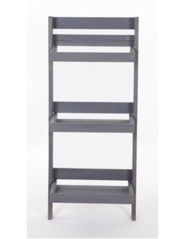 Wielopoziomowe kwietniki - Drewniany kwietnik opierany o ścianę stojak regał na rośliny 115x57cm EKO - produkt 19