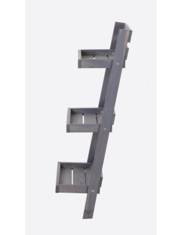 Wielopoziomowe kwietniki - Drewniany kwietnik opierany o ścianę stojak regał na rośliny 115x57cm EKO - produkt 20
