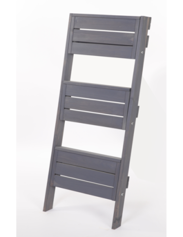 Wielopoziomowe kwietniki - Drewniany kwietnik opierany o ścianę stojak regał na rośliny 115x57cm EKO - produkt 21