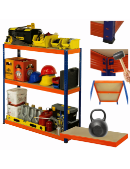 Regał metalowy HELIOS 106x120x50cm 3Px175kg