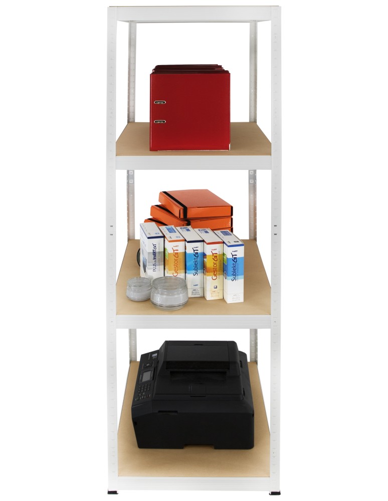 Regały z metalu kolorowe - Regał metalowy HELIOS 180x50x50cm 4Px175kg - product b2b.wamar.biz 2