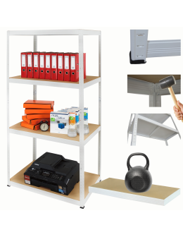 Regał metalowy HELIOS 180x110x60cm 4Px175kg