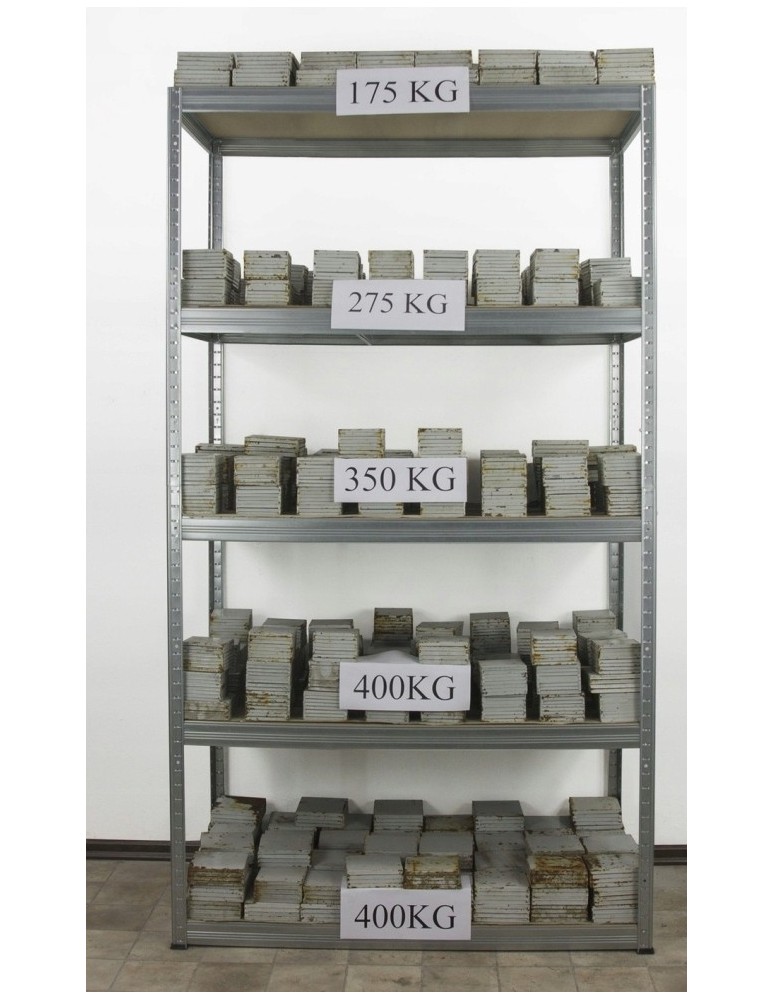 Magazynowe regały metalowe - Regał metalowy HELIOS HNW 90x120x35 3x175kg - product b2b.wamar.biz 31