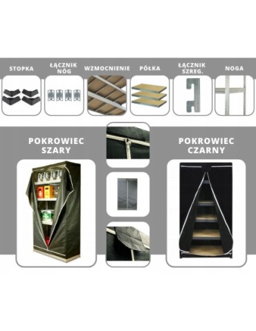 Magazynowe regały metalowe - Regał metalowy HELIOS HNW 90x120x35 3x175kg - product 32