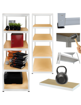 Regał metalowy HELIOS 196x50x50cm 5Px175kg .:.