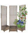 Pergola drewniana wysoka doniczka skrzynka na kwiaty 190x60x40 na nogach