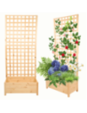 Pergola drewniana wysoka doniczka skrzynka na kwiaty 190x80x40 na nogach