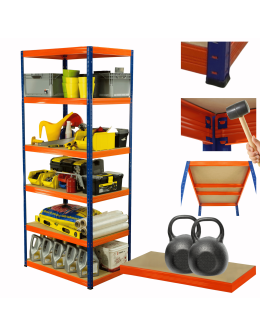 Regał metalowy HELIOS 196x100x60cm 6Px275kg .:.