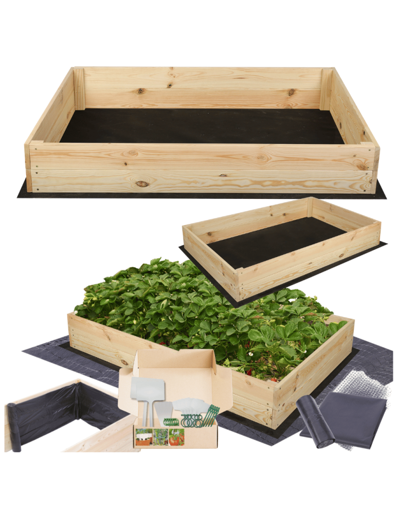 Uprawowe skrzynie ogrodowe- Warzywniaki- skrzynia do uprawy - Skrzynia na warzywa skrzynie na warzywniak inspekt donica grządka 18x100x80 - product b2b.wamar.biz 1