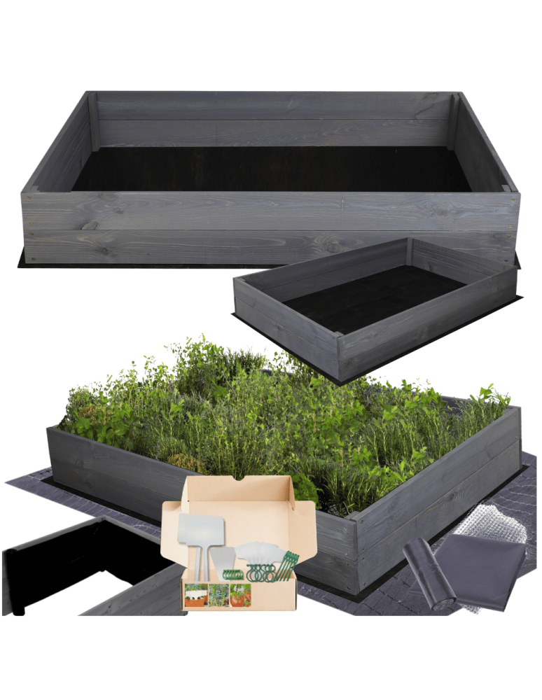 Uprawowe skrzynie ogrodowe- Warzywniaki- skrzynia do uprawy - Skrzynia na warzywa skrzynie na warzywniak inspekt donica grządka 18x120x100 - product b2b.wamar.biz 1