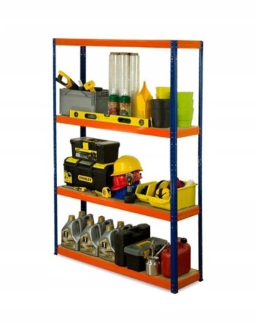 Magazynowe regały metalowe - Regał metalowy HELIOS HNO 213x180x45 4x175kg - product 51