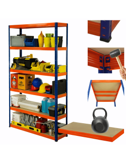 Regał metalowy HELIOS 196x150x40cm 6Px175kg .:.