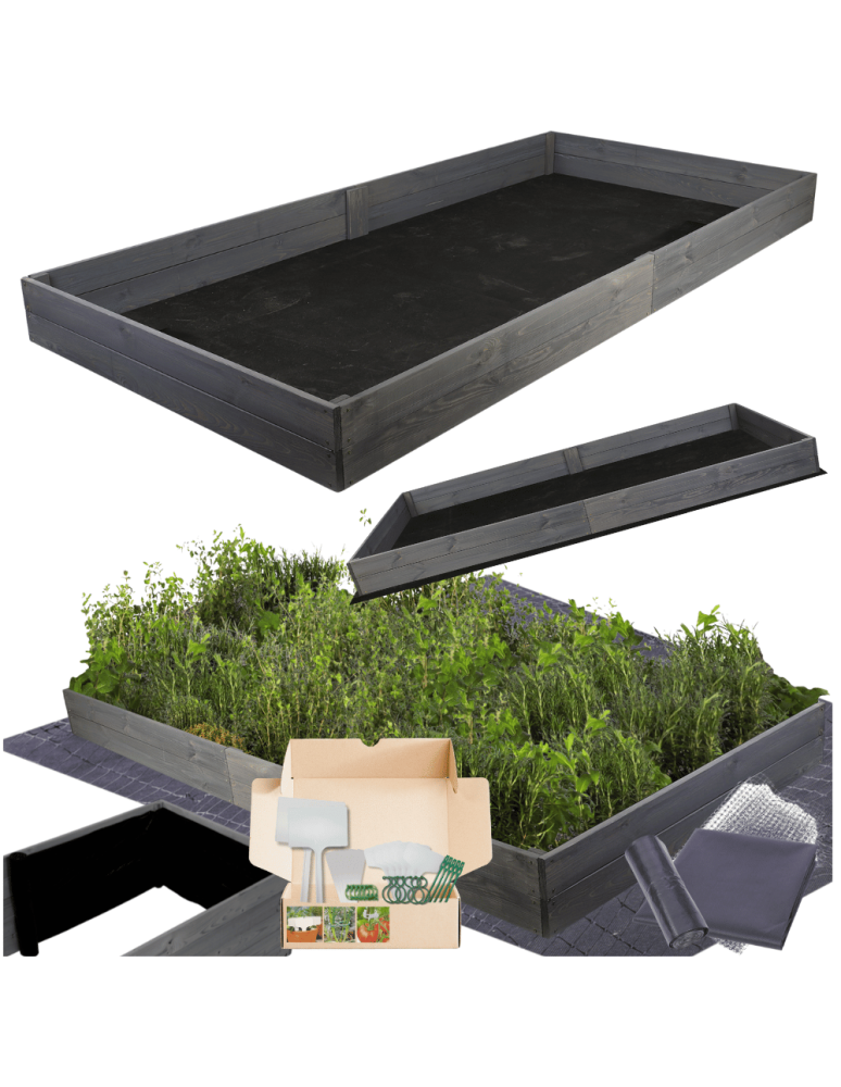 Uprawowe skrzynie ogrodowe- Warzywniaki- skrzynia do uprawy - Skrzynia na warzywa skrzynie na warzywniak inspekt donica grządka 18x200x120 - product b2b.wamar.biz 1