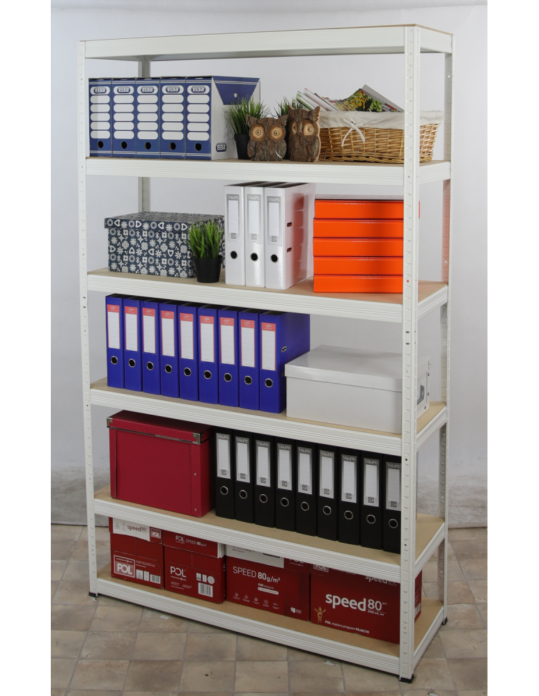 Regały z metalu kolorowe - Regał metalowy HELIOS 196x150x50cm 6Px175kg .:. - product b2b.wamar.biz 2